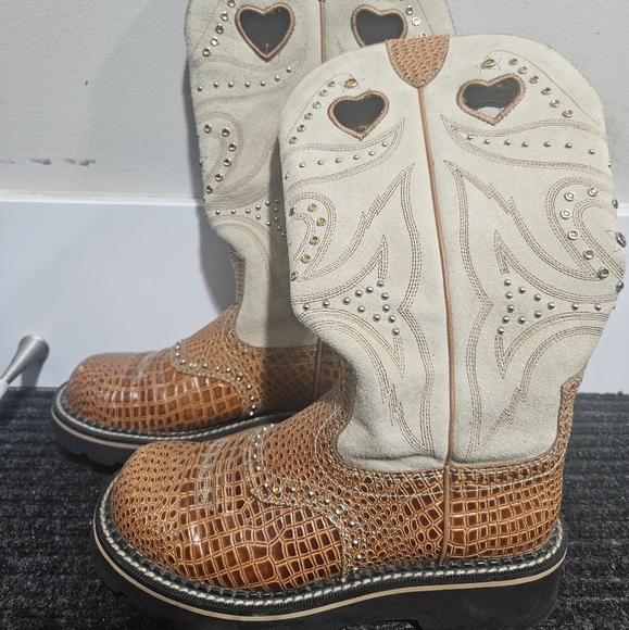 Ariat Womens Cowboy Boots Sz 6.5 - Picture 2 of 7